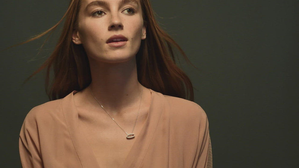 Alphabet diamond C pendant in 18ct white gold by Stefano Canturi